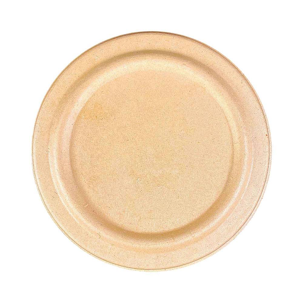 Sugar Cane Natural Fibre Lid for 12oz and 16oz Barrel Bowl (100% Compostable) (1000/Case)