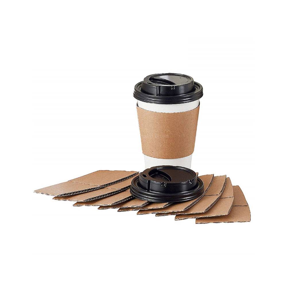 10-24oz Corrugated Kraft Hot Cup Sleeves (1000/CS)