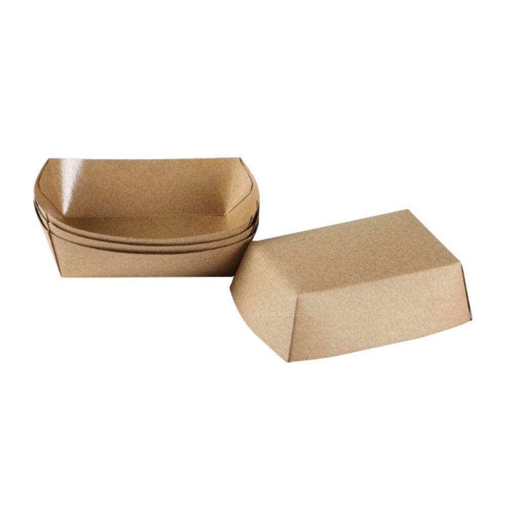 #1 Kraft Paper Food Tray (1000/CS)