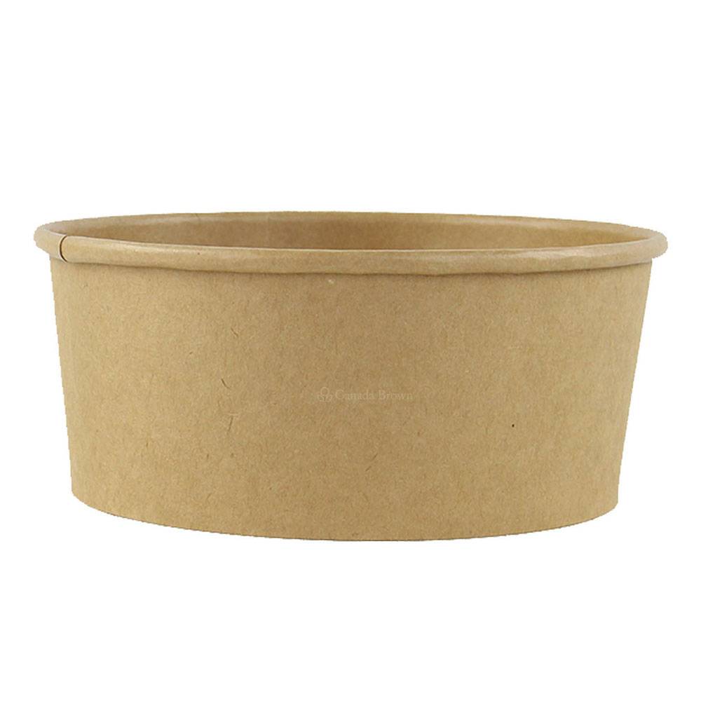 26oz Custom Printed PLA Lined Kraft Deli Paper Container (360/CS)