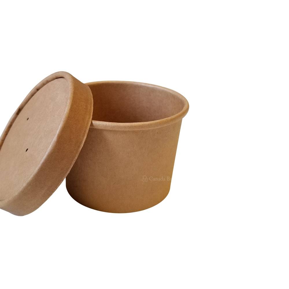 8oz Kraft Paper Soup Container (500/Case)