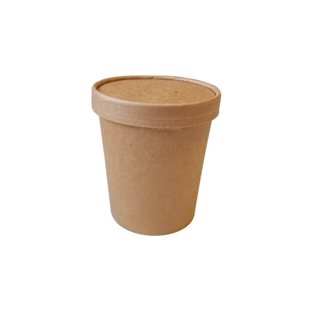 12oz Kraft Paper Soup Container (500/Case)