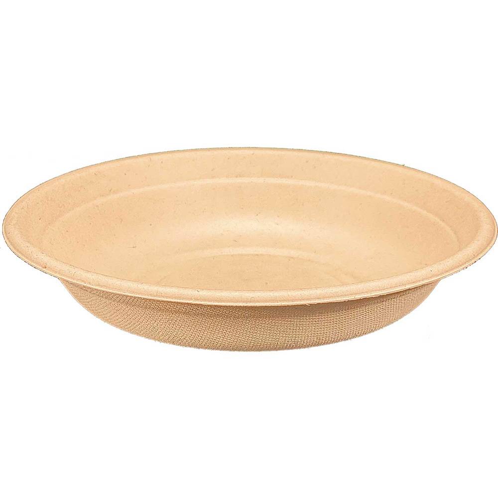 24oz Bagasse Natural Fibre Salad Bowl 100% Compostable (400/CS)