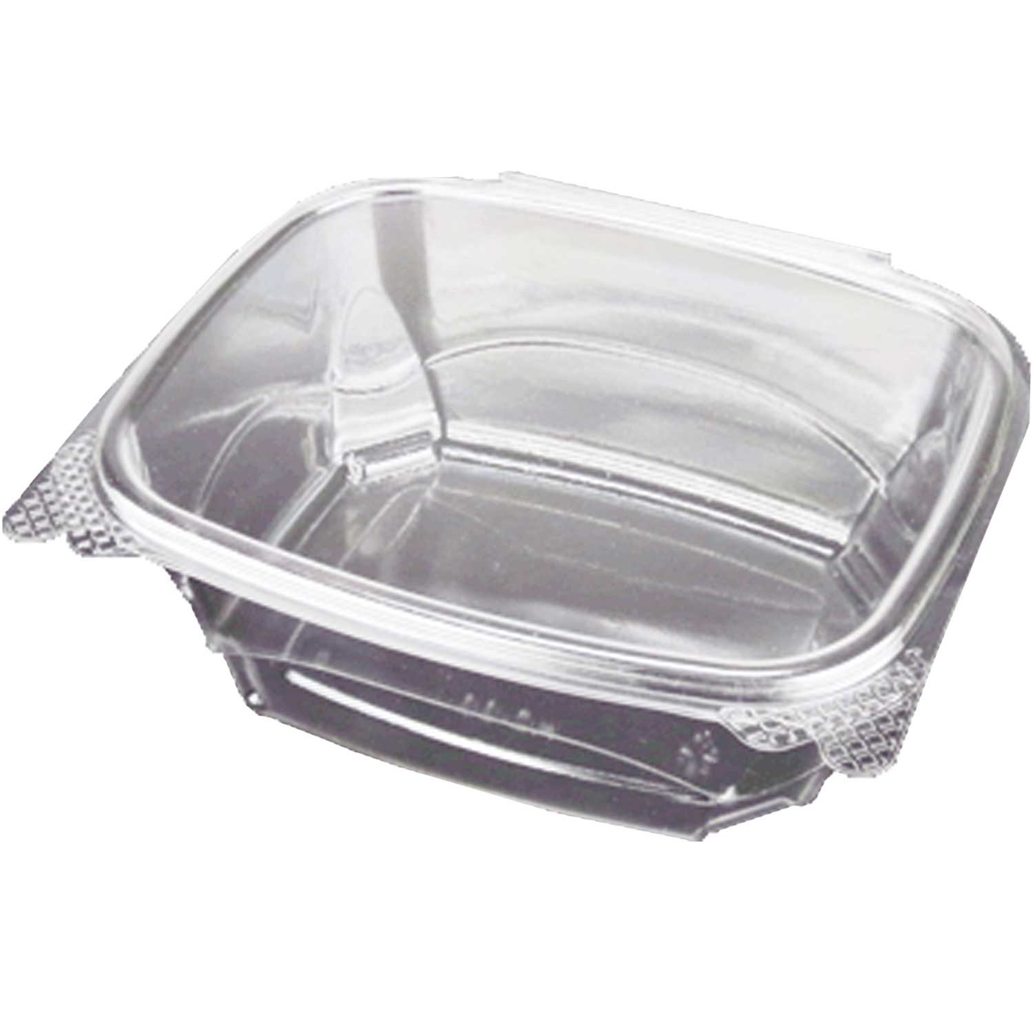 48oz PET Hinged Lid Clear Clamshell (200/CS)