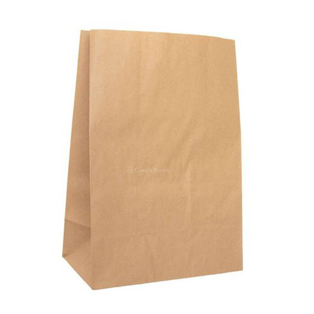 010600 12" X 7" X 17" PLAIN PAPER BAG (400/BDL)