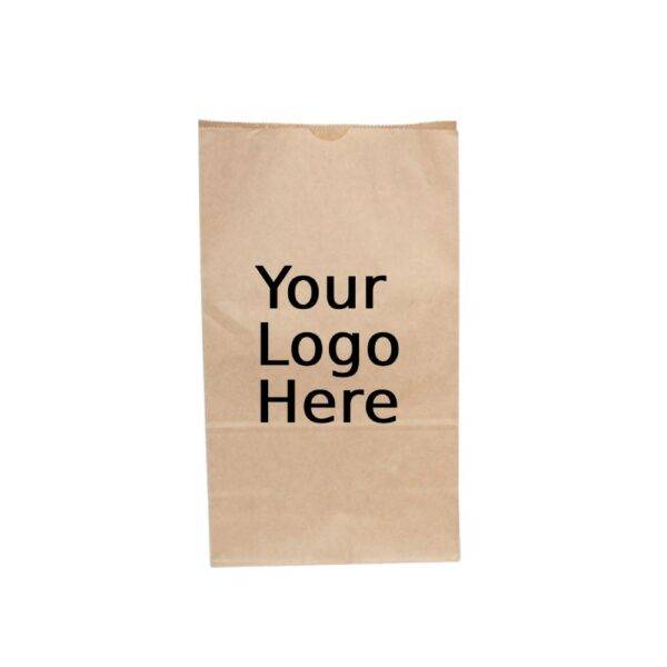 20LB Custom Printed Kraft SOS Paper Bags (500/CS)