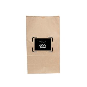 20LB Custom Printed Kraft SOS Paper Bags (500/CS)