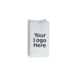 3LB Custom Printed White SOS Paper Bags (500/CS)