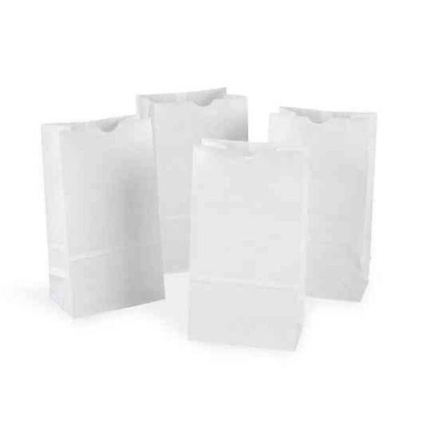 12LB White SOS Paper Bags (500/CS)