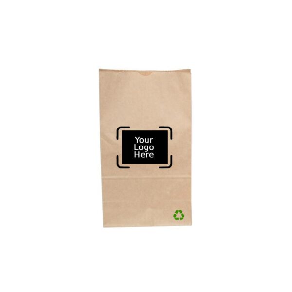 5LB Custom Printed Kraft SOS Paper Bags (500/CS)