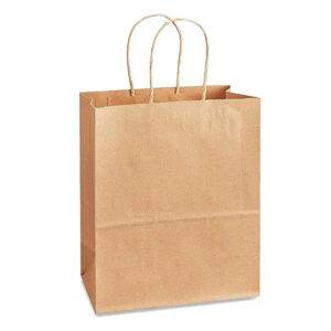 14" x 10" x 16" White Twisted Handle Paper Bags (200/CS)