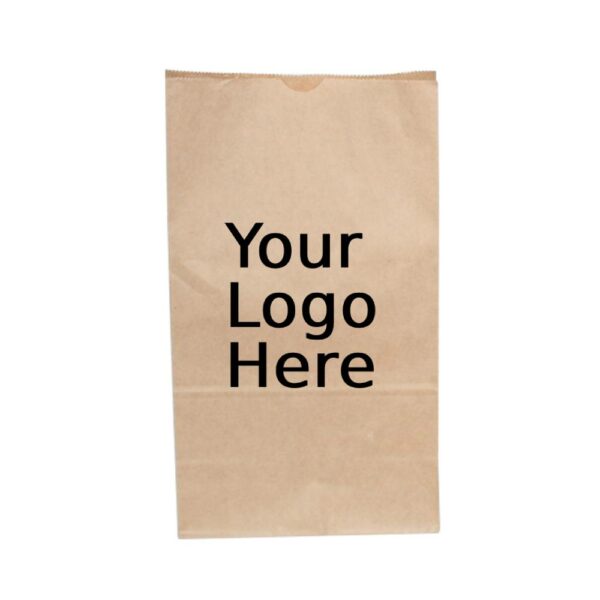 14LB Custom Printed Kraft SOS Paper Bags (500/CS)