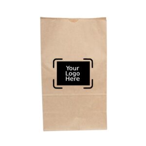 14LB Custom Printed Kraft SOS Paper Bags (500/CS)