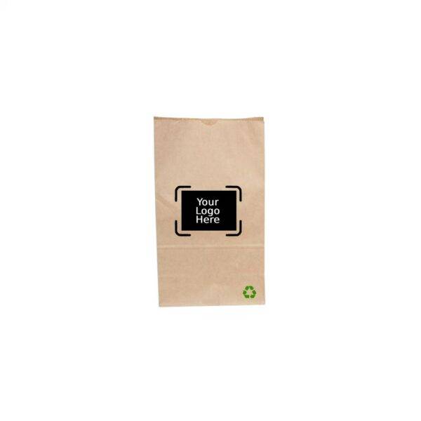 1LB Custom Printed Kraft SOS Paper Bags (500/BNDL)