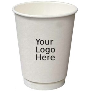 20oz PLA Compostable Custom Printed Double Wall Paper Cups (300/CS)