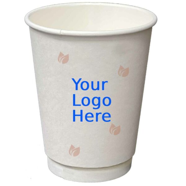 20oz PLA Compostable Custom Printed Double Wall Paper Cups (300/CS)