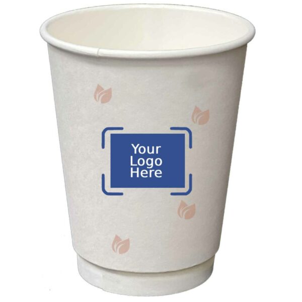 20oz PLA Compostable Custom Printed Double Wall Paper Cups (300/CS)