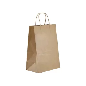 9″ x 6″ x 16.75″ Kraft Twisted Handle Paper Bags 250/Case