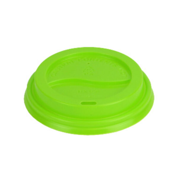 Lid Cup Dome 10-24oz Green Cup (1000/CS)