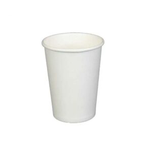 10oz White Paper Single Wal Hot Cup (1000/CS)