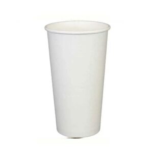 20oz White Paper Single Wal Hot Cup (500/CS)