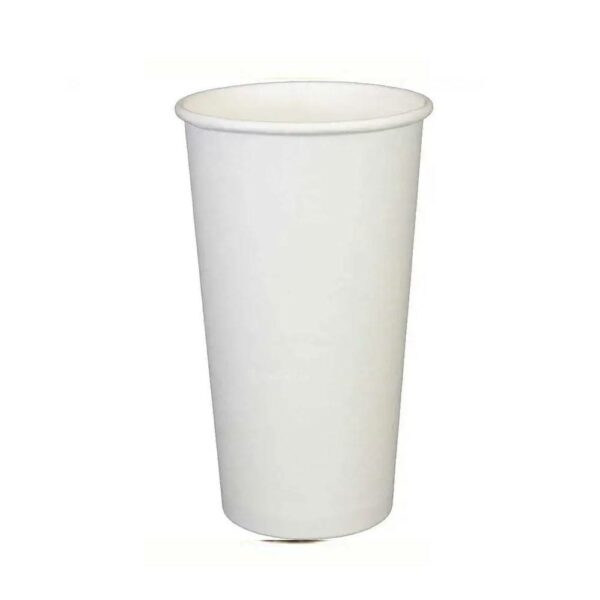 20oz White Paper Single Wall Hot Cup (500/CS)