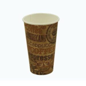 16oz Rustic Paper Single Wal Hot Cup (1000/CS)