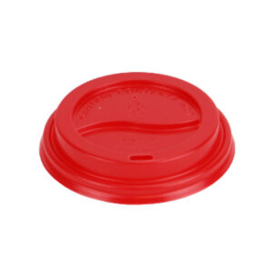 Lid Cup Dome 10-24oz Red Cup (1000/CS)