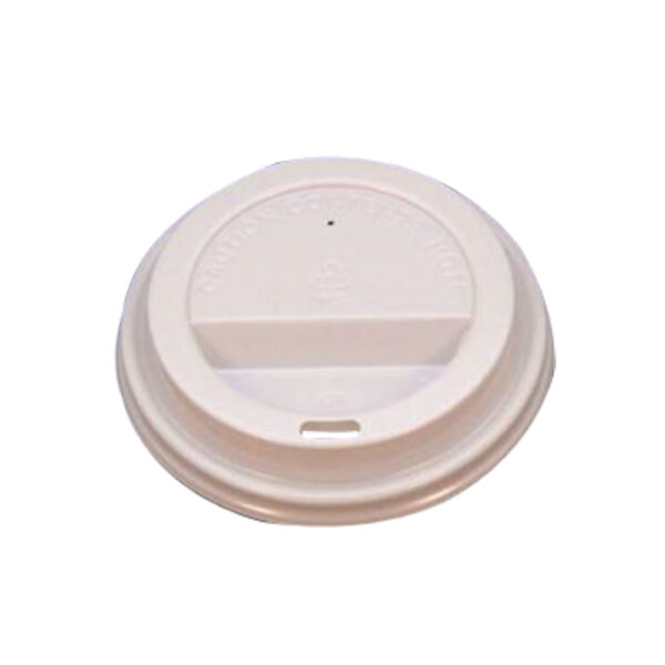 Lid Cup Dome 10-24oz White Cup (1000/CS)