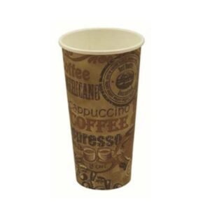 20oz Rustic Paper Single Wal Hot Cup (500/CS)