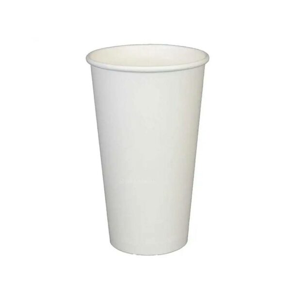 16oz White Paper Single Wal Hot Cup (1000/CS)